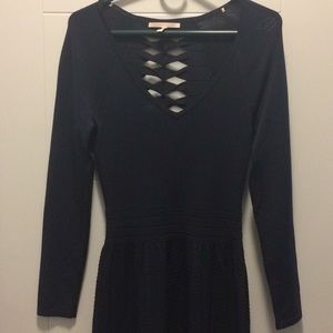 Black Victoria secret long sleeve slits on back